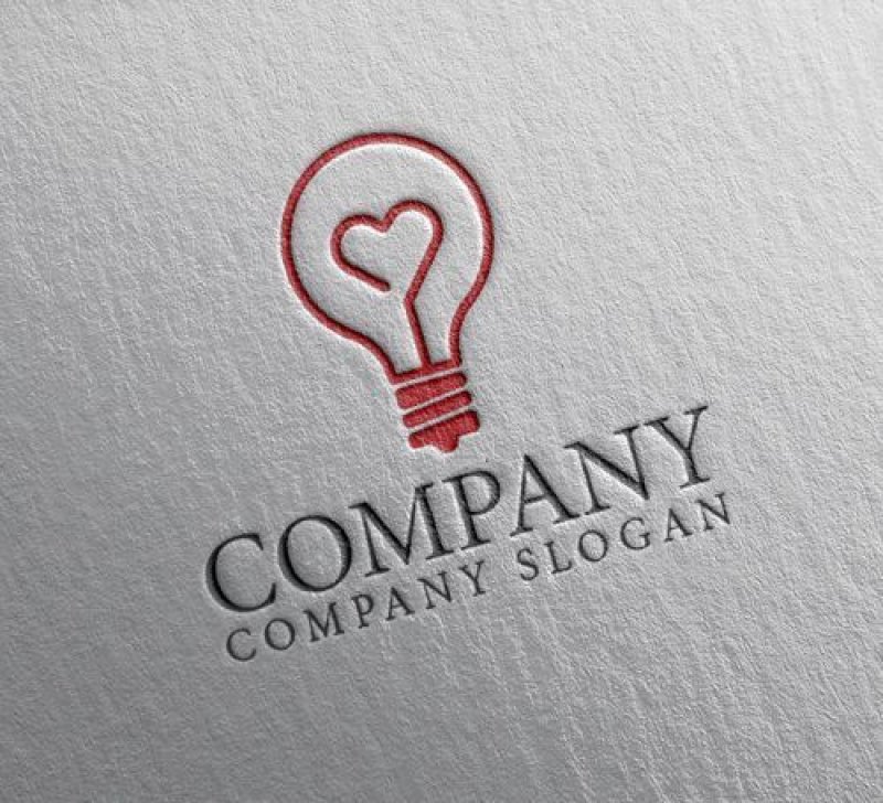 画像2: 電球・ハート・光・ロゴ・マークデザイン279 (2)