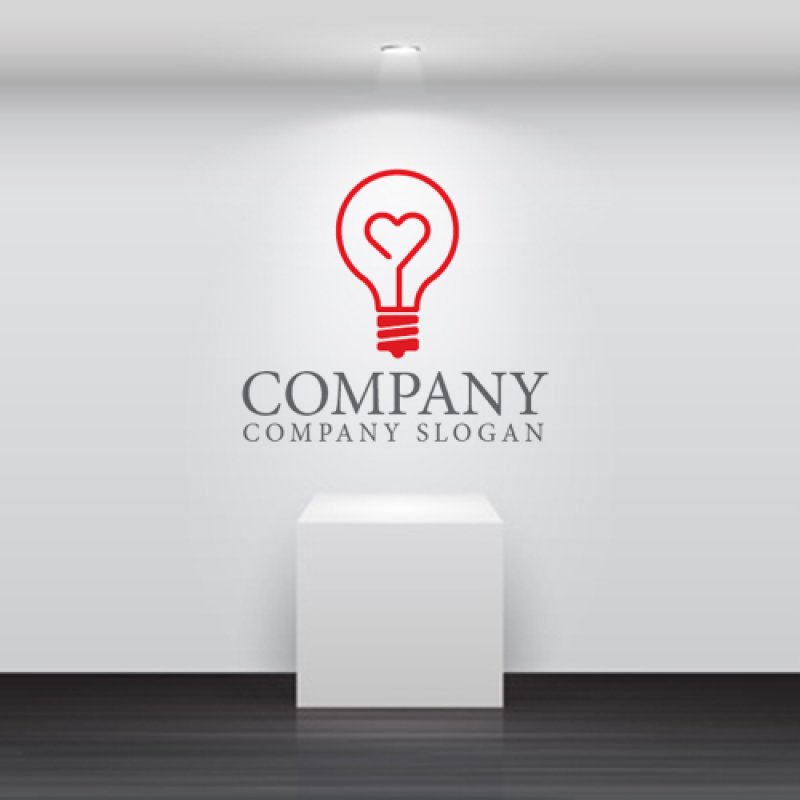 画像5: 電球・ハート・光・ロゴ・マークデザイン279 (5)