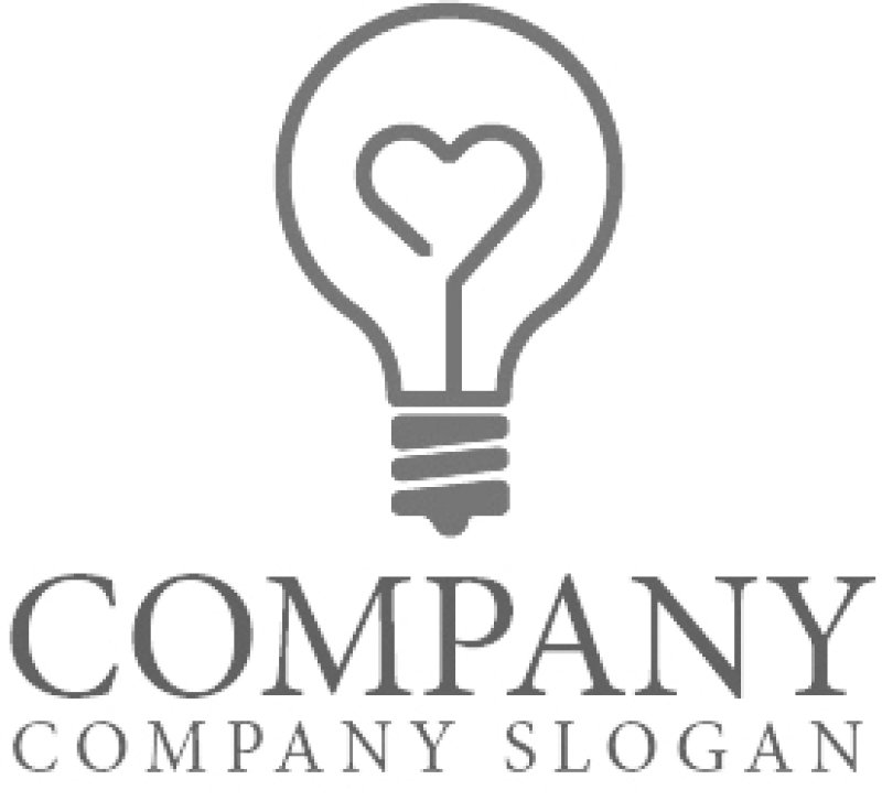 画像6: 電球・ハート・光・ロゴ・マークデザイン279 (6)