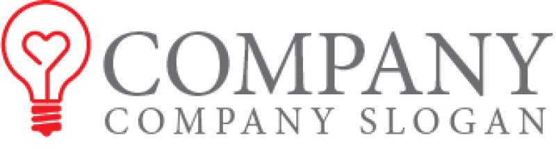 画像7: 電球・ハート・光・ロゴ・マークデザイン279 (7)