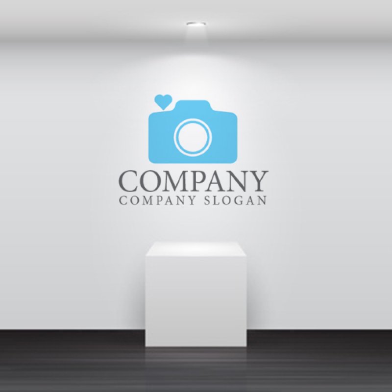 画像5: カメラ・ハート・ロゴ・マークデザイン281 (5)