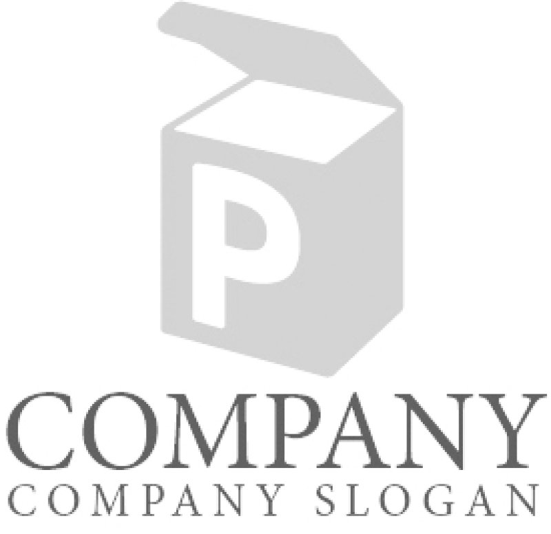 画像6: 箱・P・アルファベット・ロゴ・マークデザイン288 (6)