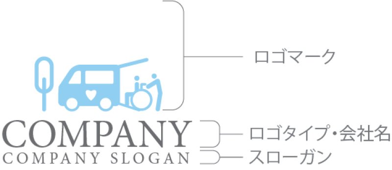 画像10: 介護カー・ハート・ロゴ・マークデザイン289 (10)