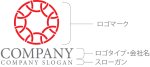 画像10: 輪・連続・柵・籠・ロゴ・マークデザイン294 (10)