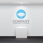 画像5: ほうき・輪・団扇・ロゴ・マークデザイン296 (5)