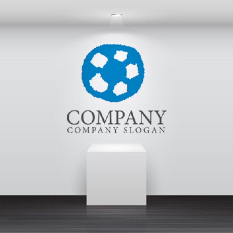 画像2: サッカーボール・ロゴ・マークデザイン066 (2)