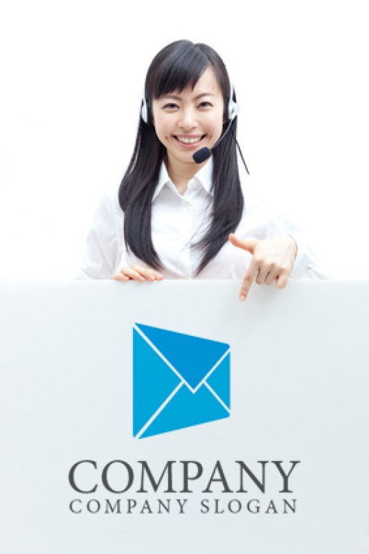 画像3: 手紙・メールロゴ・マークデザイン071 (3)