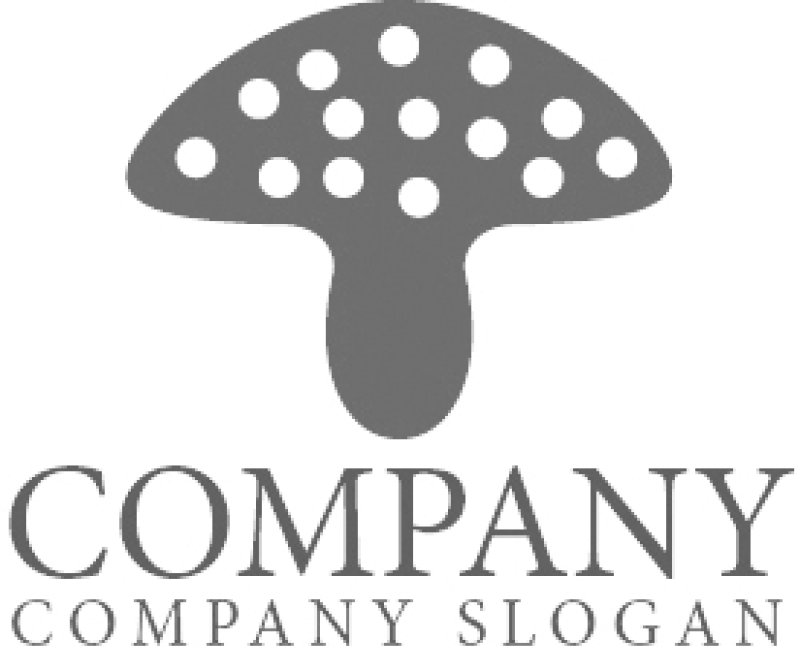 画像6: キノコ・傘・ロゴ・マークデザイン1001 (6)