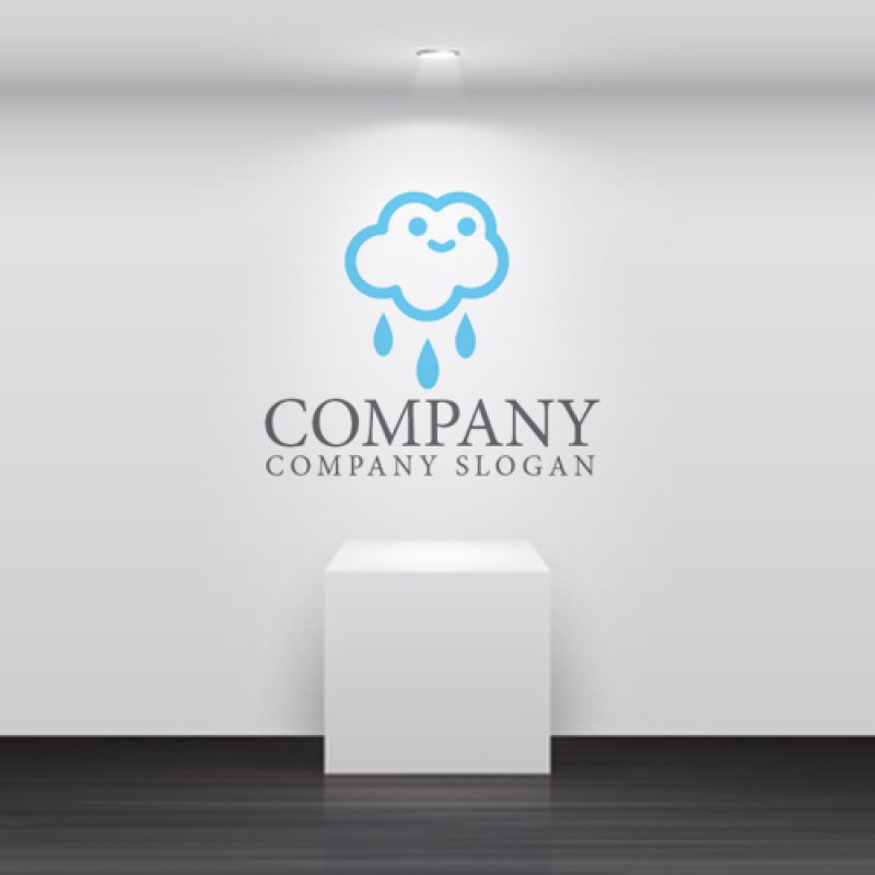 画像5: 雲・雨・顔・ロゴ・マークデザイン1002 (5)