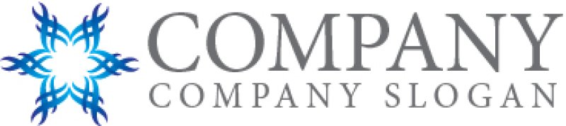 画像7: 星・波・曲線・グラデーション・ロゴ・マークデザイン1016 (7)