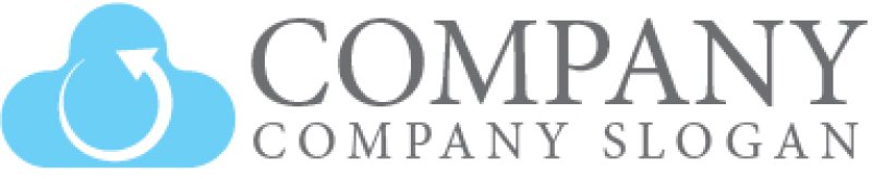 画像7: 雲・循環・矢印・ロゴ・マークデザイン1022 (7)