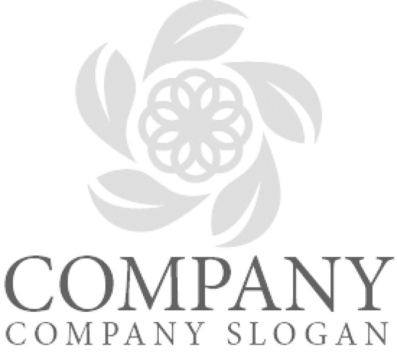 画像6: 花・葉・回転・ロゴ・マークデザイン1026 (6)