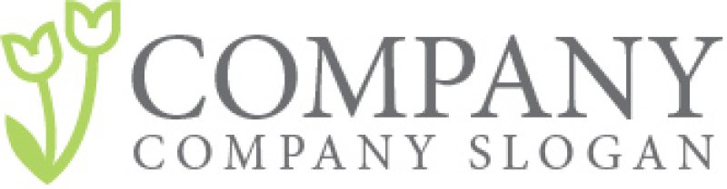 画像7: 花・葉・チューリップ・ロゴ・マークデザイン1038 (7)