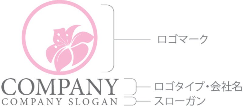 画像10: 花・輪・ロゴ・マークデザイン1042 (10)