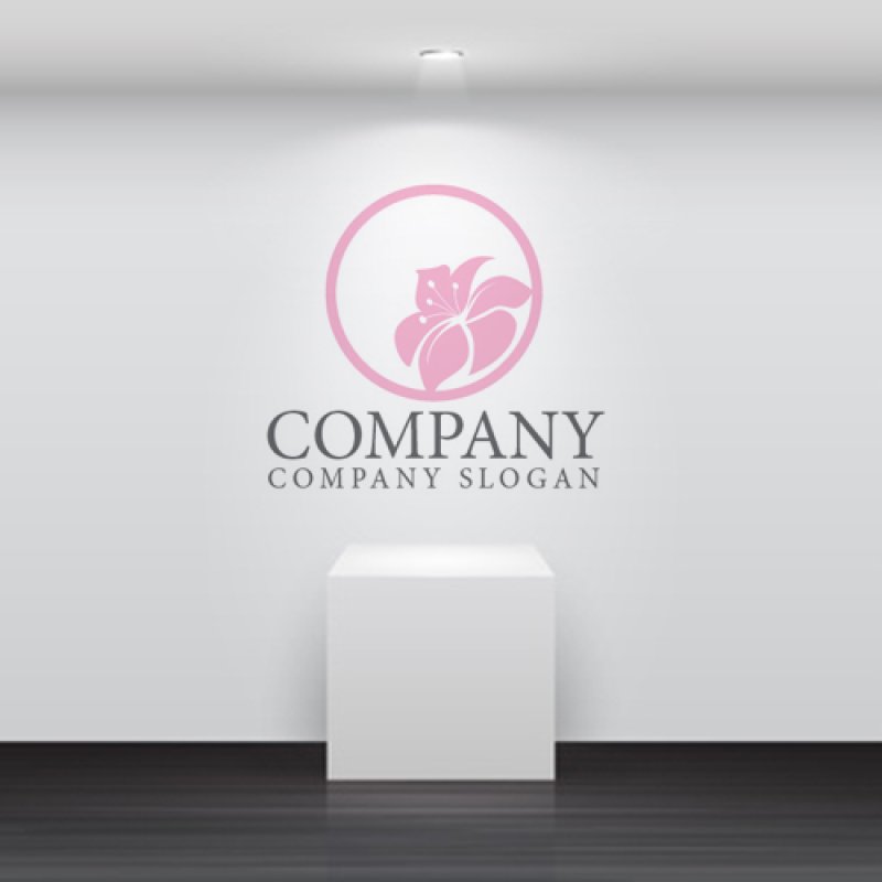 画像5: 花・輪・ロゴ・マークデザイン1042 (5)