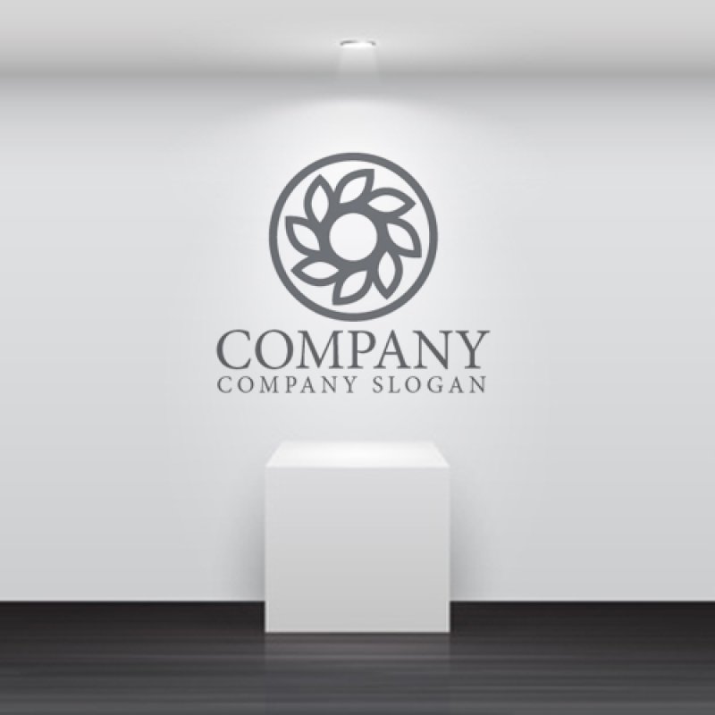 画像5: 花・輪・葉・ロゴ・マークデザイン1043 (5)