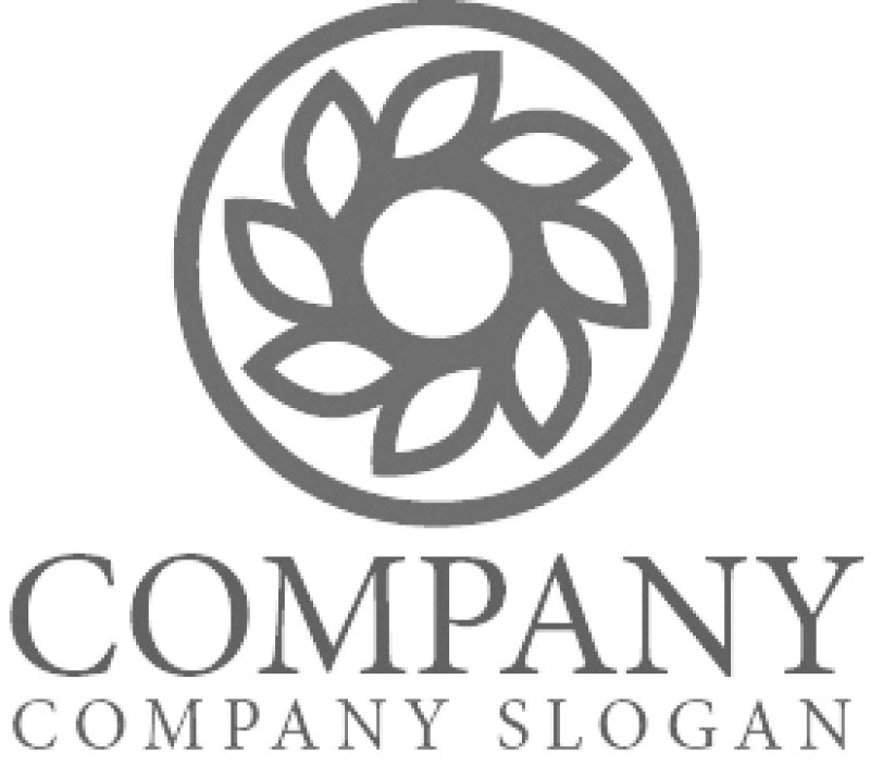 画像6: 花・輪・葉・ロゴ・マークデザイン1043 (6)