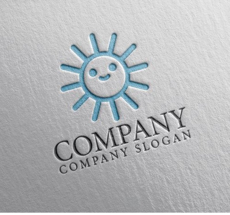 画像2: 太陽・顔・輝き・ロゴ・マークデザイン1044 (2)