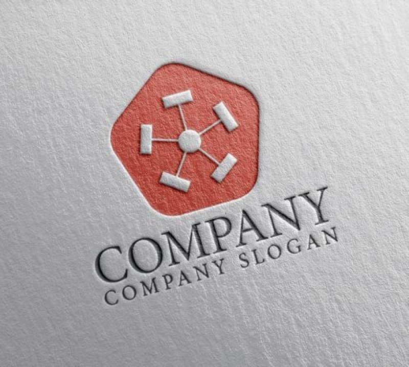 画像2: 花・梅・五角形・ロゴ・マークデザイン1054 (2)