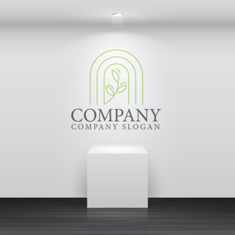 画像5: 葉・窓・ドア・成長・ロゴ・マークデザイン1060 (5)