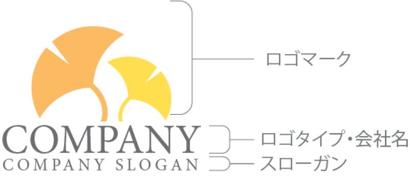 画像10: 銀杏・葉・ロゴ・マークデザイン1061 (10)