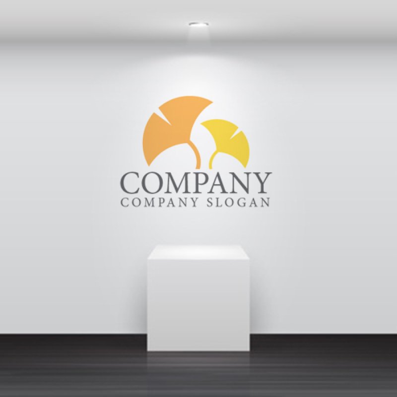 画像5: 銀杏・葉・ロゴ・マークデザイン1061 (5)