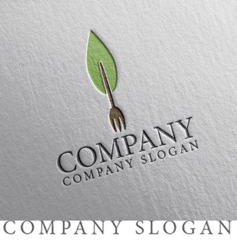 画像2: 木・フォーク・ロゴ・マークデザイン1068 (2)