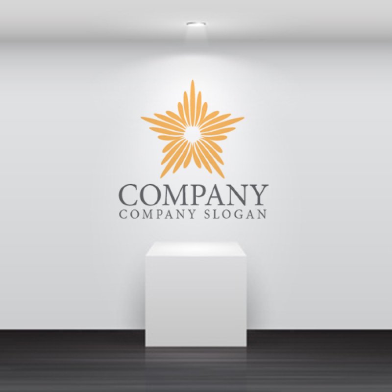 画像5: 花・星・輝き・ロゴ・マークデザイン1072 (5)