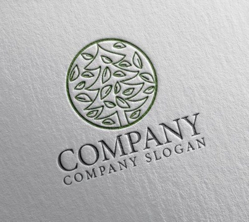 画像2: 葉・木・輪・ロゴ・マークデザイン1076 (2)