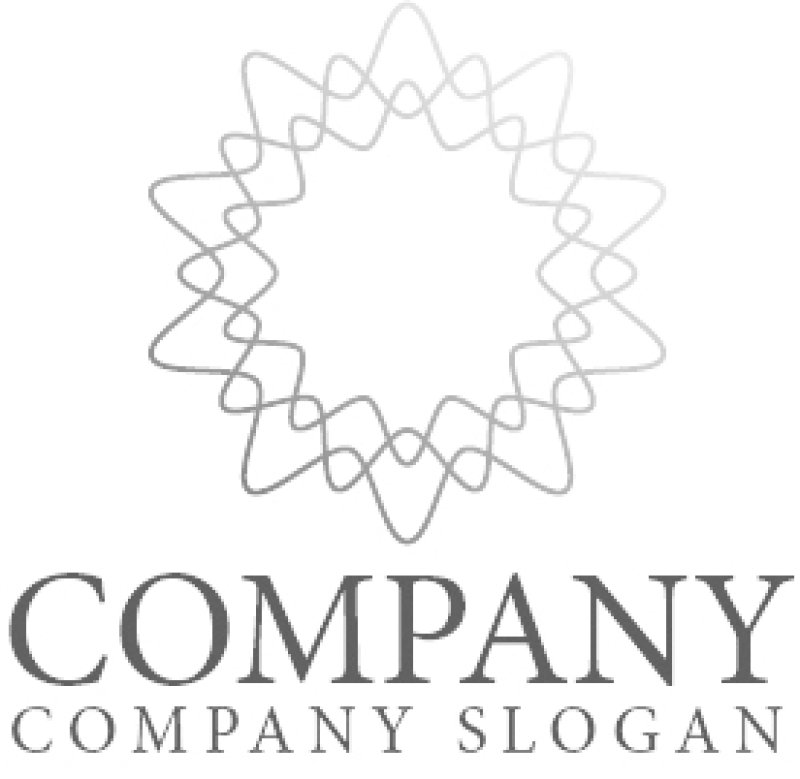 画像6: 花・広がり・金色・ロゴ・マークデザイン1082 (6)