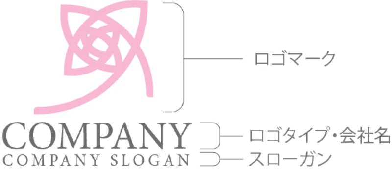 画像10: 花・曲線・ロゴ・マークデザイン1087 (10)