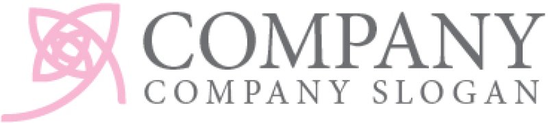 画像7: 花・曲線・ロゴ・マークデザイン1087 (7)