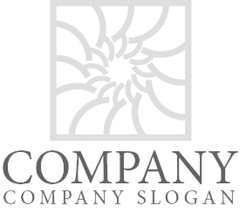 画像6: 花・四角・菊・ロゴ・マークデザイン1088 (6)