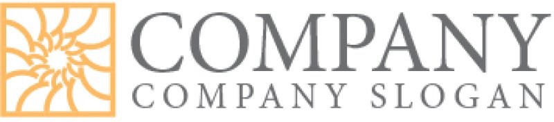 画像7: 花・四角・菊・ロゴ・マークデザイン1088 (7)