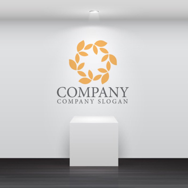 画像5: 花・葉・輪・ロゴ・マークデザイン1101 (5)