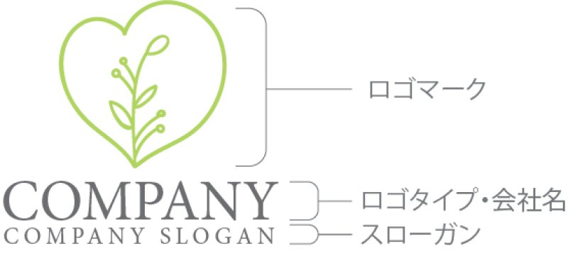 画像10: 葉・ハート・枝・ロゴ・マークデザイン1103 (10)