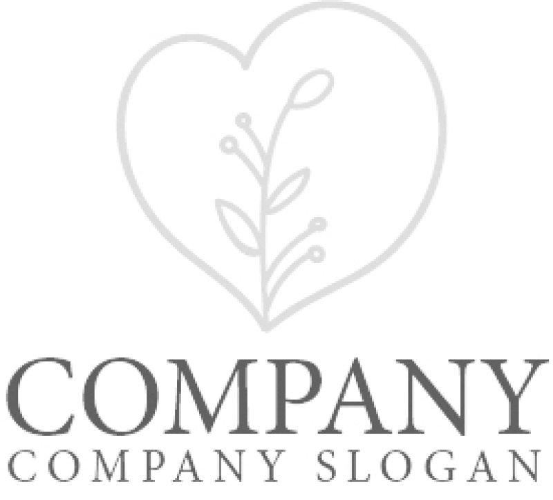 画像6: 葉・ハート・枝・ロゴ・マークデザイン1103 (6)