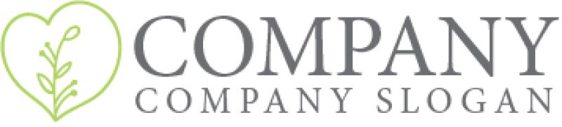 画像7: 葉・ハート・枝・ロゴ・マークデザイン1103 (7)