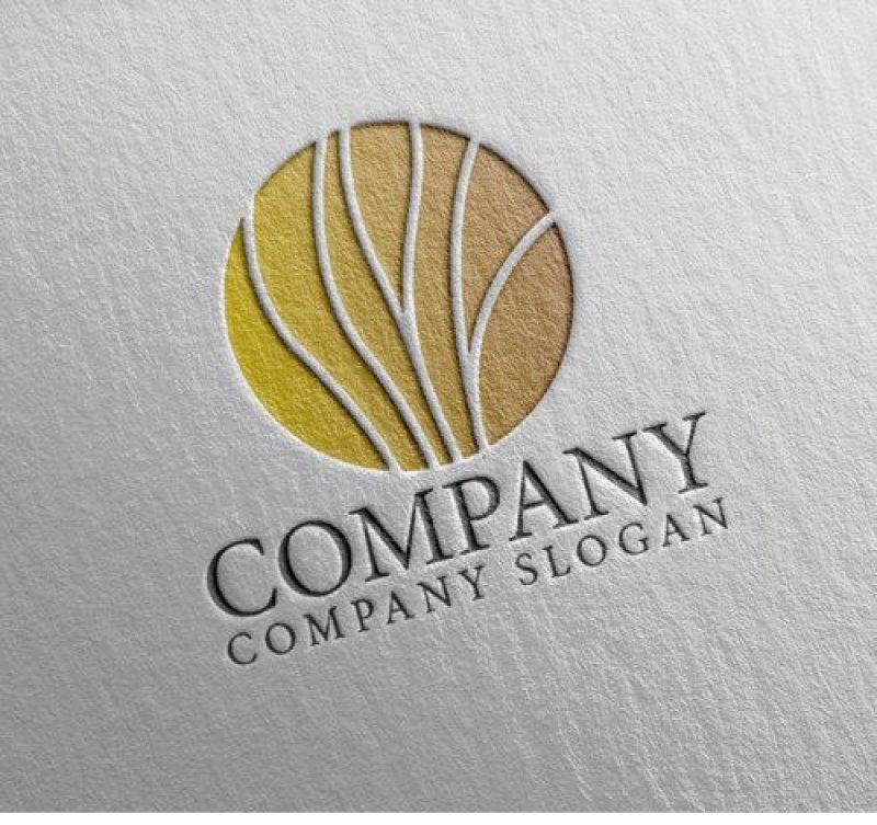 画像2: 枝・輪・曲線・草・ロゴ・マークデザイン1105 (2)