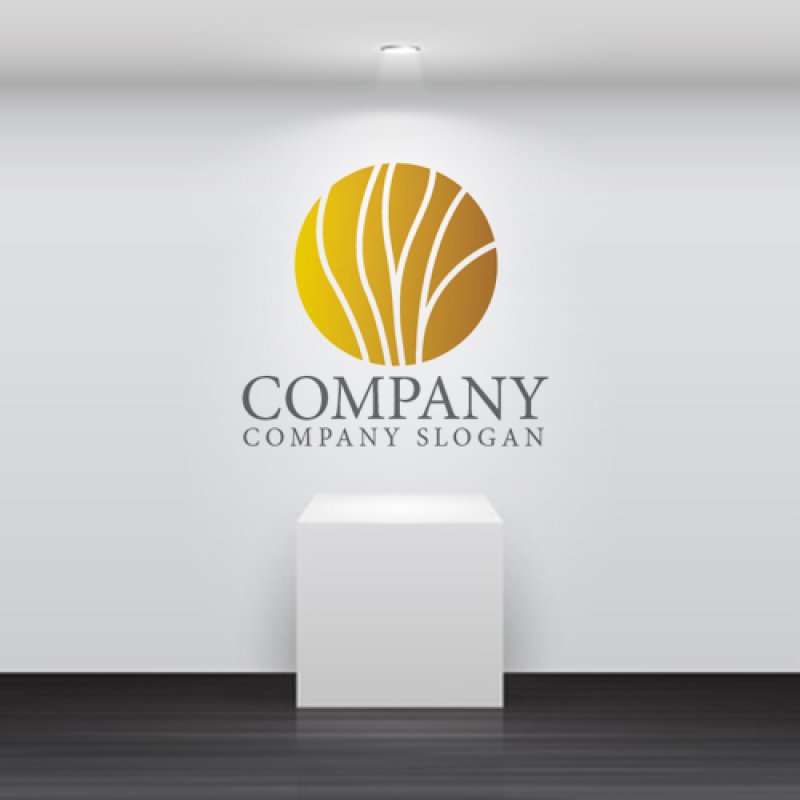 画像5: 枝・輪・曲線・草・ロゴ・マークデザイン1105 (5)