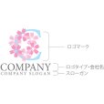 画像10: 桜・C・アルファベット・輪・ロゴ・マークデザイン1106