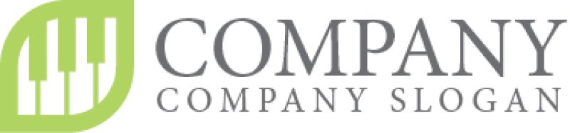 画像7: 葉・ピアノ・鍵盤・ロゴ・マークデザイン1120 (7)