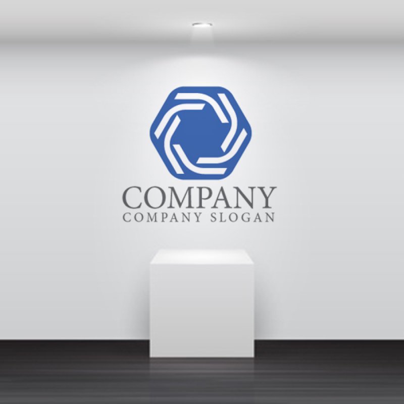 画像5: 六角形・花・ロゴ・マークデザイン1126 (5)