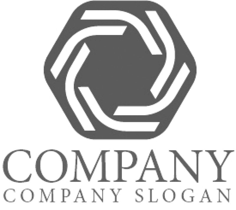 画像6: 六角形・花・ロゴ・マークデザイン1126 (6)