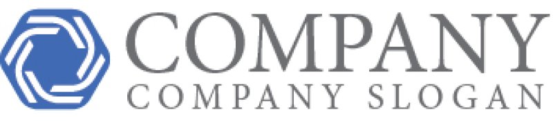 画像7: 六角形・花・ロゴ・マークデザイン1126 (7)