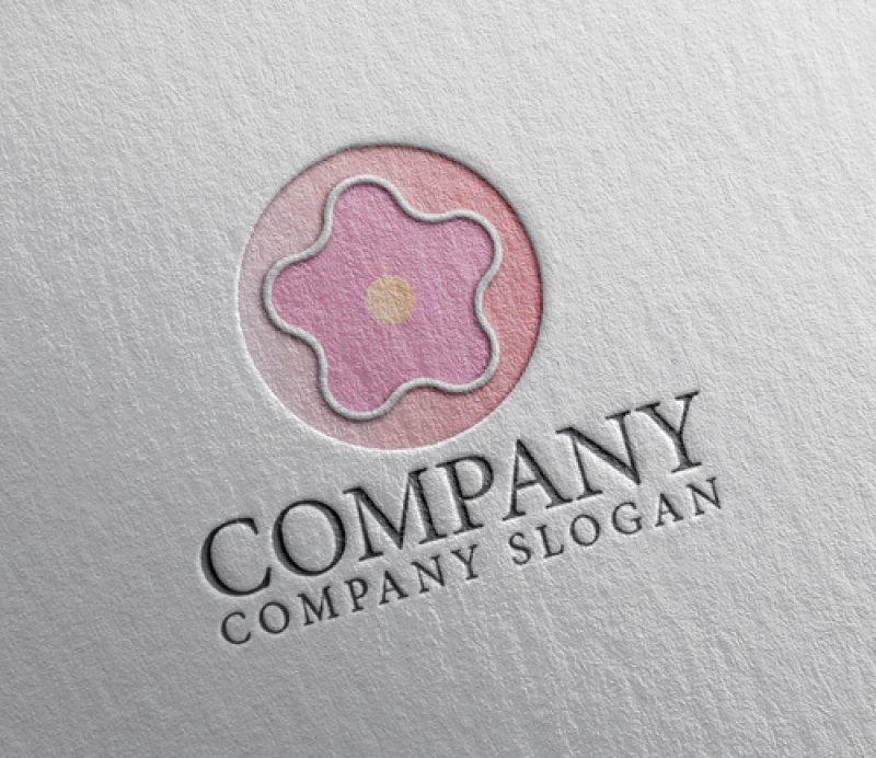 画像2: 花・輪・つぼみ・ロゴ・マークデザイン1128 (2)