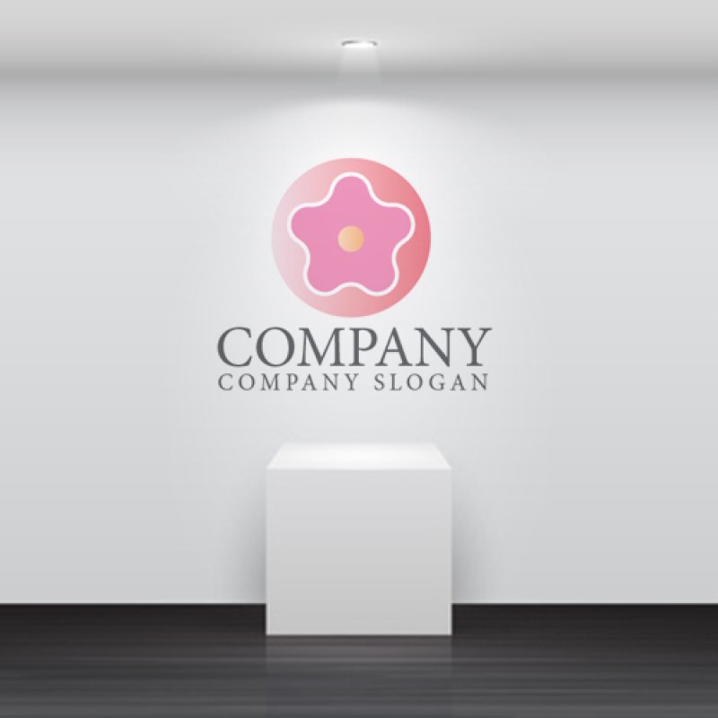 画像5: 花・輪・つぼみ・ロゴ・マークデザイン1128 (5)