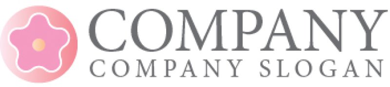 画像7: 花・輪・つぼみ・ロゴ・マークデザイン1128 (7)