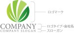 画像10: 葉・輪・成長・ロゴ・マークデザイン1129 (10)