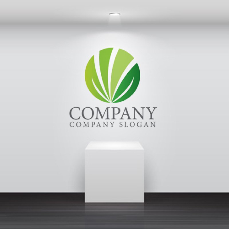 画像5: 葉・輪・成長・ロゴ・マークデザイン1129 (5)